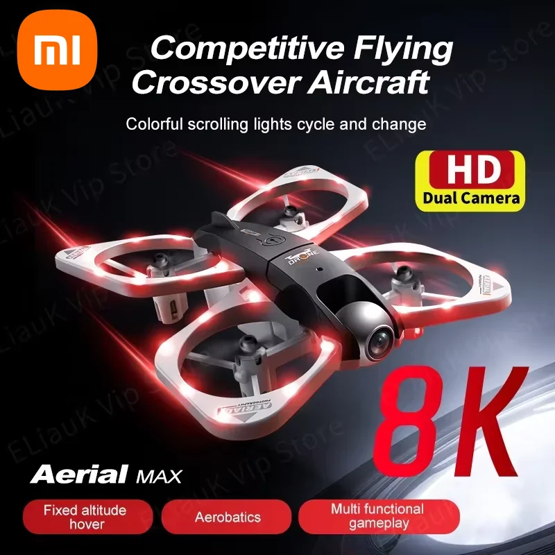 

XIAOMI S3 Drone 8k Professional HDDual Camera Aerial Photography Colorful Lighting Remote Control Aircraft Quadcopter Toy