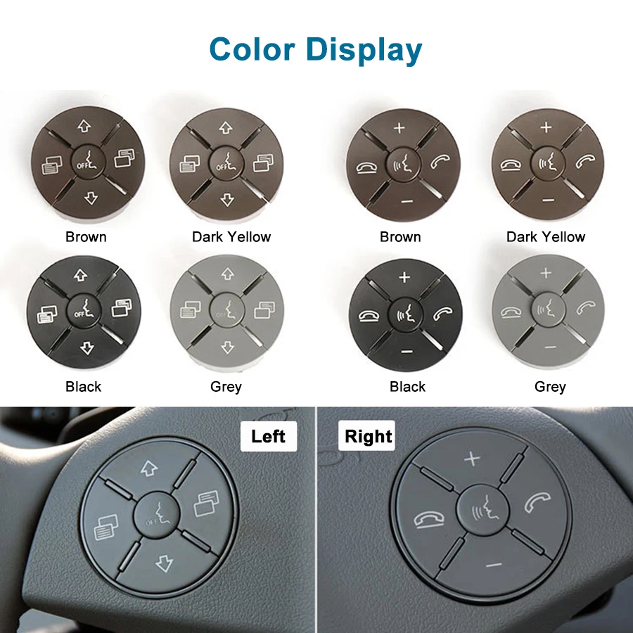 Car Multi-function Steering Wheel Buttons Kit Phone Control Keys For Mercedes Benz ML GL-Class W164 R-Class W251 1648700658