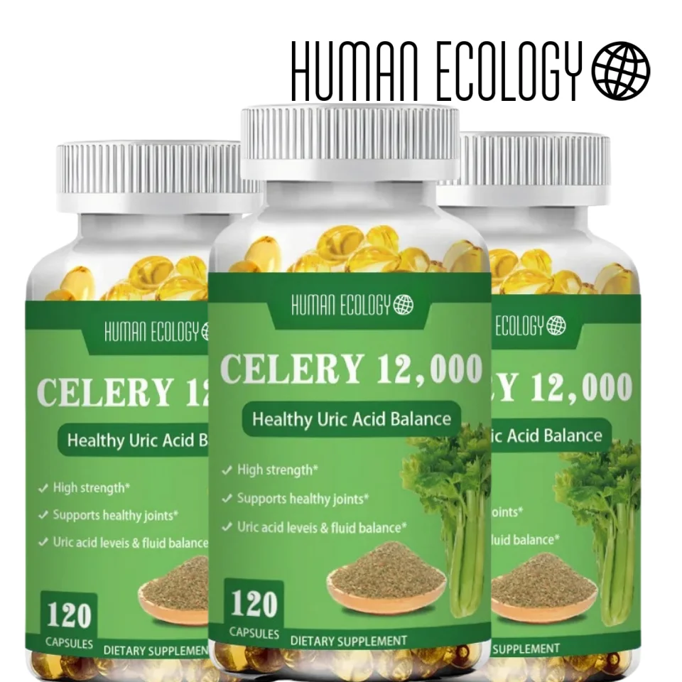 

Human Ecology Natural Factor Celery Seed Extract, Herbal Supplement For Healthy Circulatory System, 120 Pills