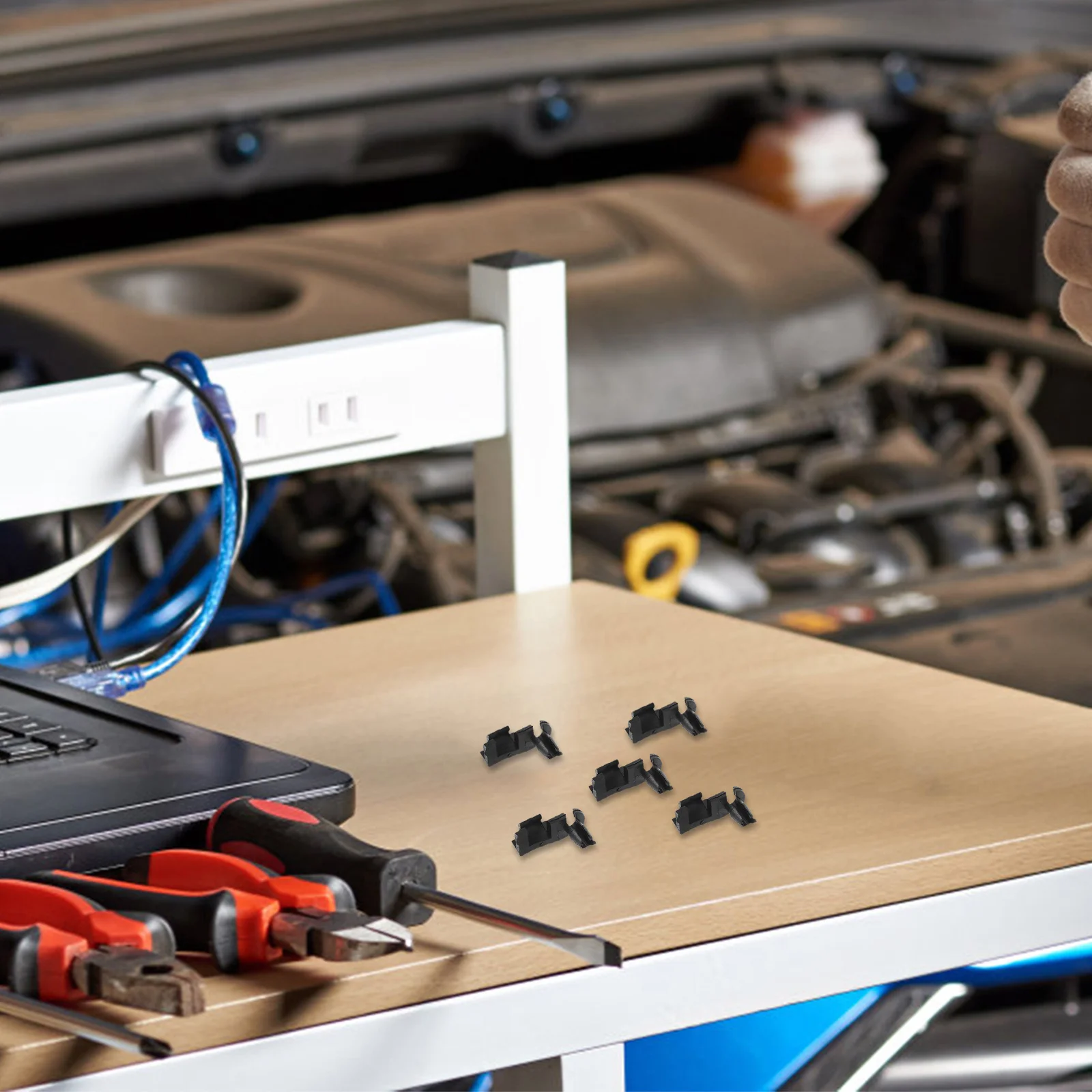 

20Pcs Body Door Lock Post Clips Plastic Automotive Retainer for Easy Installation Stable Door Support Replacement Car Parts