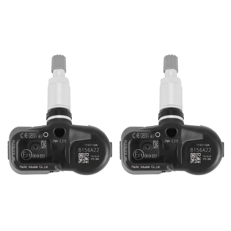 433Mhz Tire Pressure Monitoring System (Tpms) sensor Für Toyota Camry Chr Corolla 42607-48020(2 Pcs)