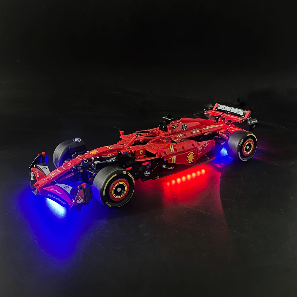 BYB LED-Beleuchtungsset für 42207 Ferra-ri SF-24 F1 Race Fernbedienung (Modell nicht im Lieferumfang enthalten)