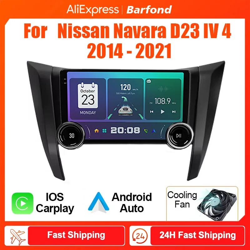 Barfond For  Nissan Navara D23 IV 4 2014 - 2021 Car Radio Multimedia Video Player Navigation stereo GPS Android 13 2din dvd