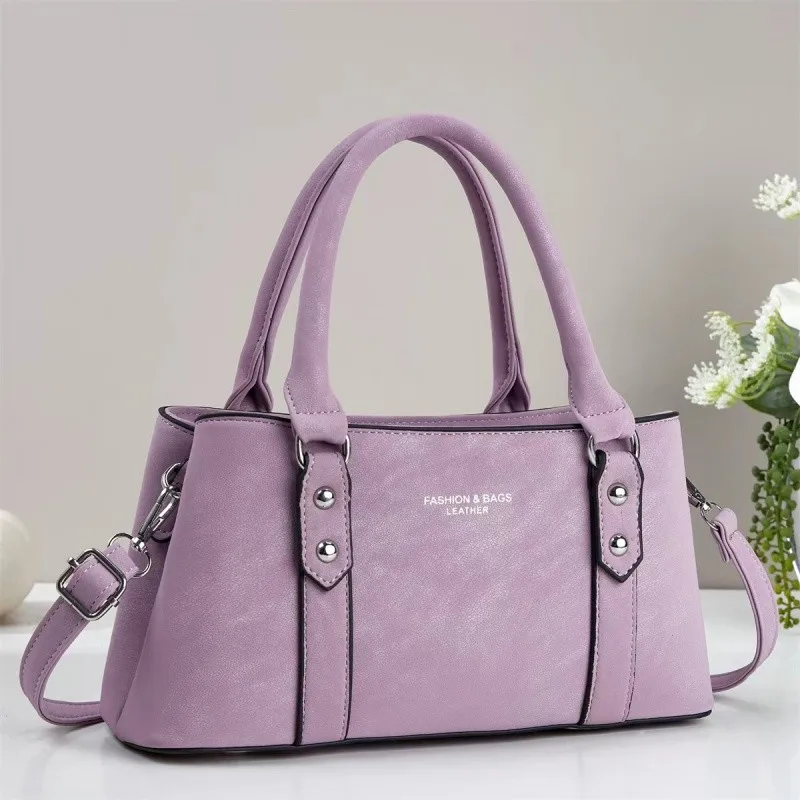 

Fashionable Vintage Shoulder Crossbody Tote Bag For Women Minimalist Leather Diaper Bag Large Capacity Elegant Messenger Bag