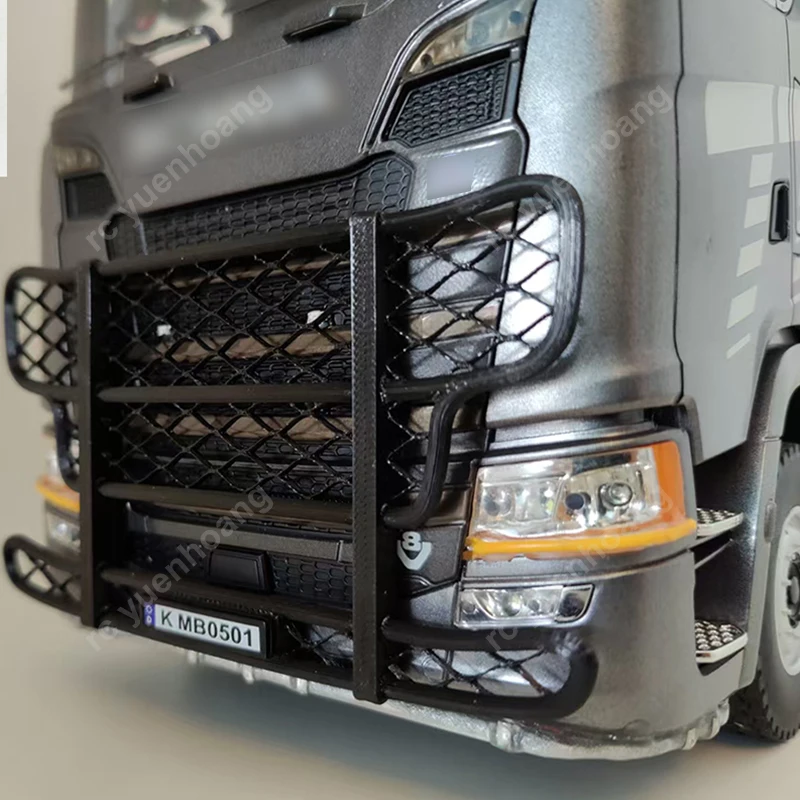 1 قطعة المصد الأمامي البلاستيكي/بار الثور ل Huina 501d 770S RC نموذج شاحنة ثقيلة مقلد حماية الحرس ترقية أجزاء الديكور #2