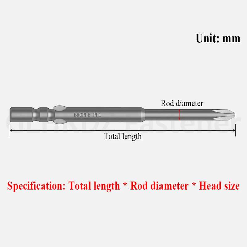 40/60/80/100 ~ 200 мм 800 набор электрических крестообразных отверток 4 мм с круглым хвостовиком крестовая отвертка магнитные отвертки PH00-PH2