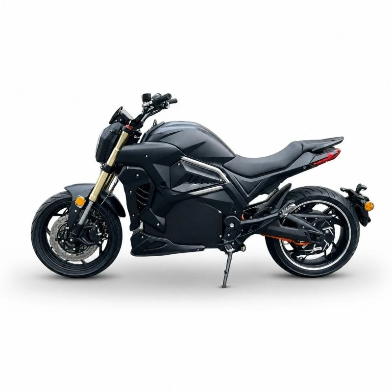 Speed & Power Hub Motor Electric Motorcycle,  Street Naked ADV Bike with 72V Battery Long Range