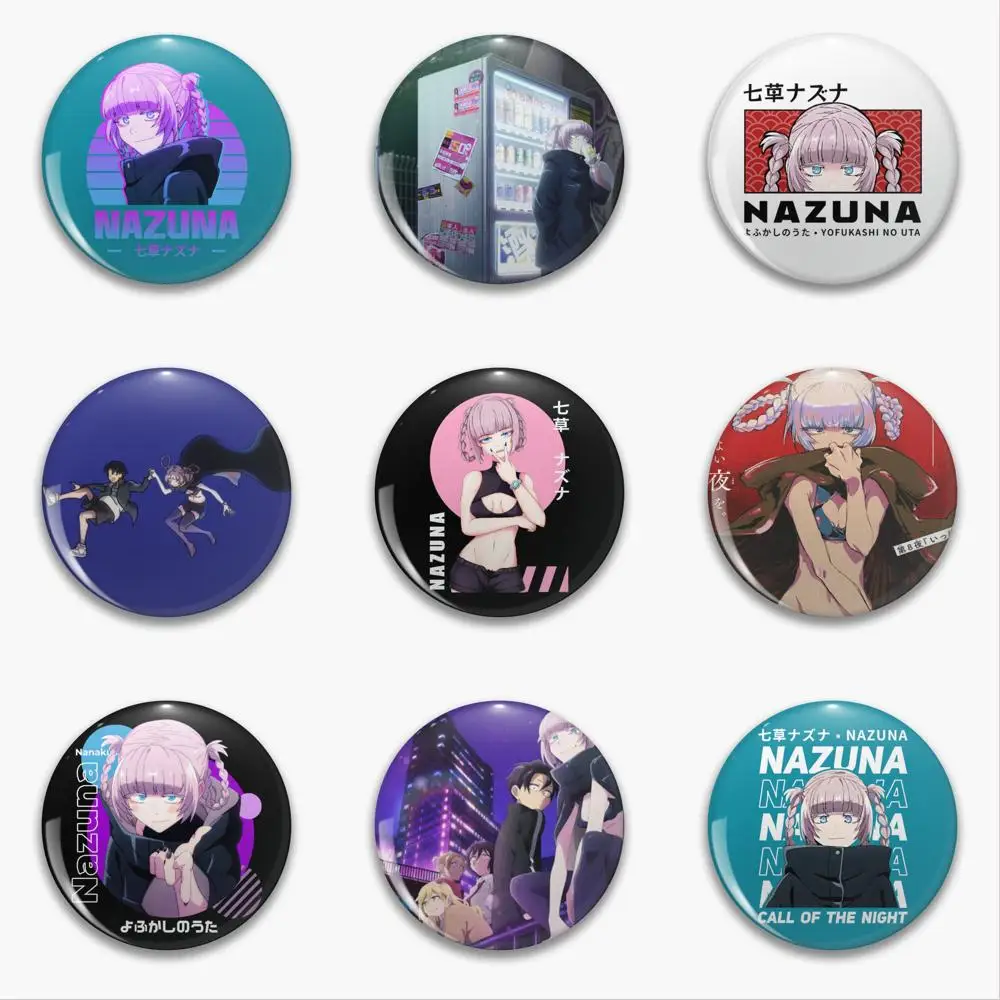 Call of The Night Badge Pins Funny Collar Custom Clothes Manga Metal Broches Broche Pins for Backpacks Fashion Manga