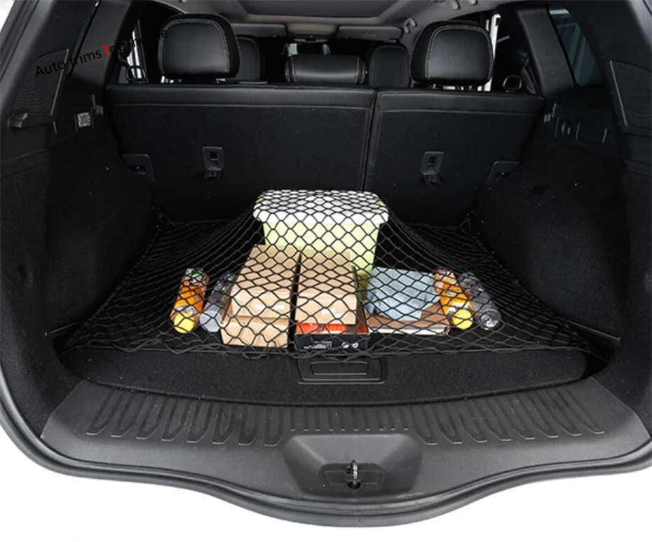 

Yimaautotrims Fit For Renault Koleos Kadjar 2016 - 2022 Elastic Rear Trunk Cargo Storage Organizer Luggage Net Holder Cover Kit