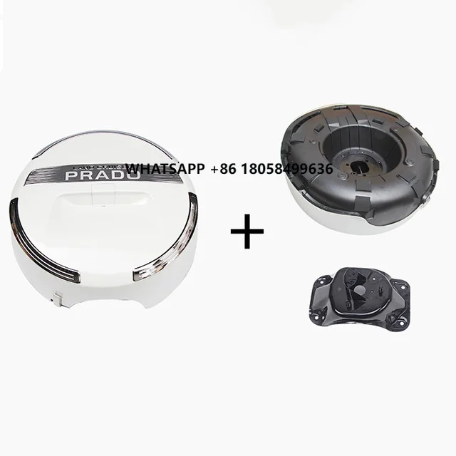 

2003-2009 Prado Spare Tire Cover, Old Style Modified, New Domineering Spare Tire Sticker, LED Light Special for