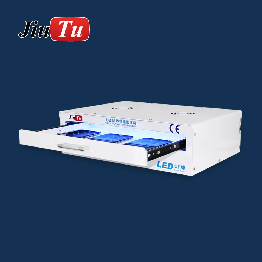 Lampu LED Kotak Pengawetan UV Kecil untuk Ponsel Pintar Kaca Depan Perbaikan Layar LCD Datar dan Melengkung