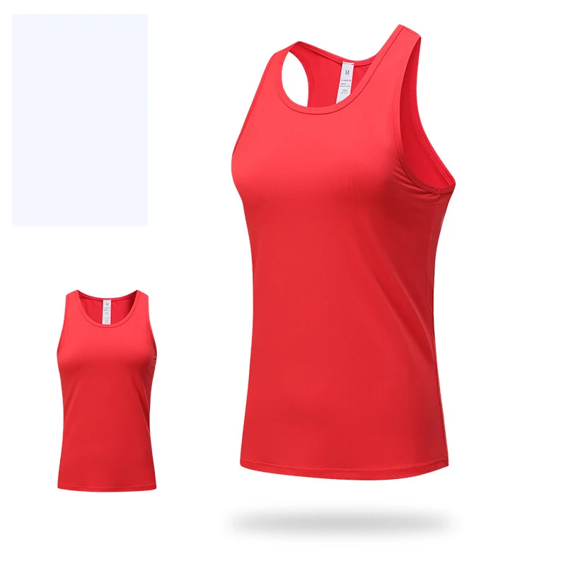 Summer Women Tight Yoga Vest High Elastic Solid Soft Breathable Sports Back Bottoming Underwear Running Slim Tank Top Outerwear