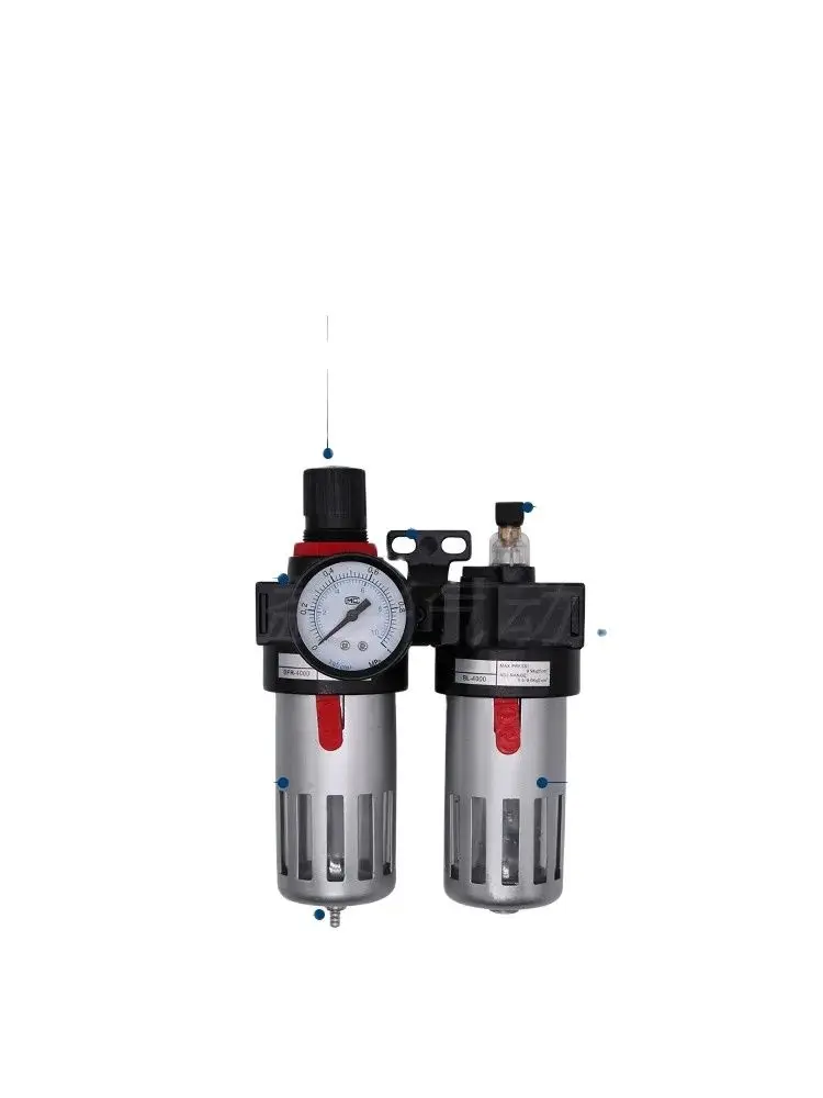 Pneumatic Air Source Treatment Unit - BFC-2000/3000/4000 Series, Dual-Stage BFR+BL Pressure Regulator & Oil-Water Separator image 2