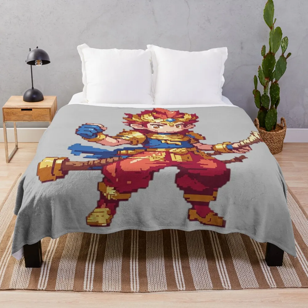 

Monkey King WuKong Throw Blanket Nap Blankets For Sofas Blankets