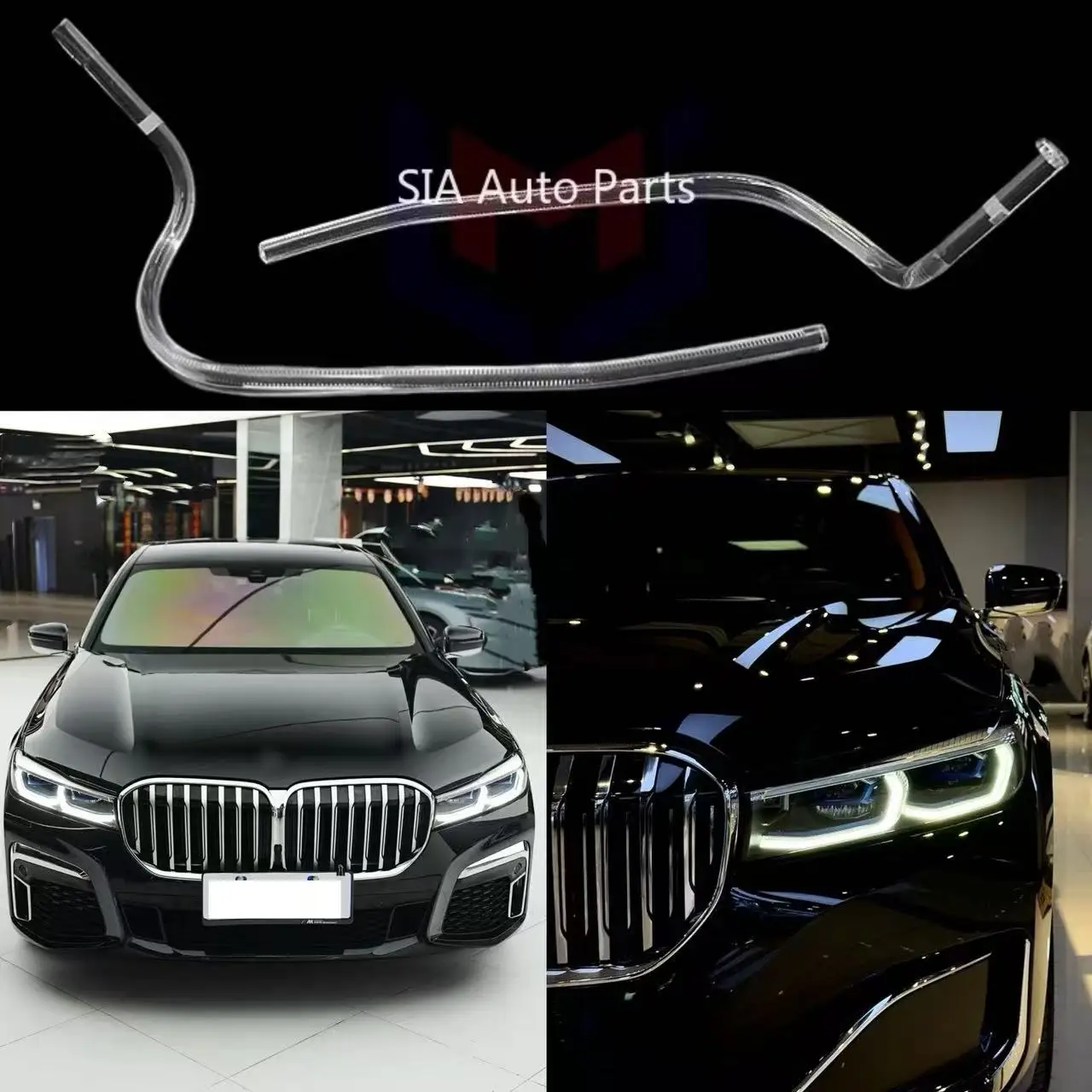

NEW For BMW 7 Series G11 G12 2019 2020 2021 2022 White Headlight DRL Tube Acrylic tube Light Bar Tube Guide Light DRL Strip
