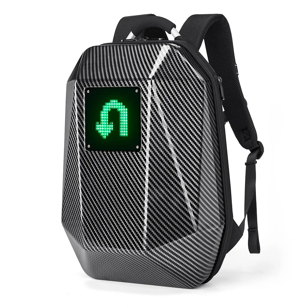 Led Riding Backpack Large Capacity Outdoor Cool Men Motorcycle Backpack LED Multimedia Business Backpacks Women Bag Helmet bag