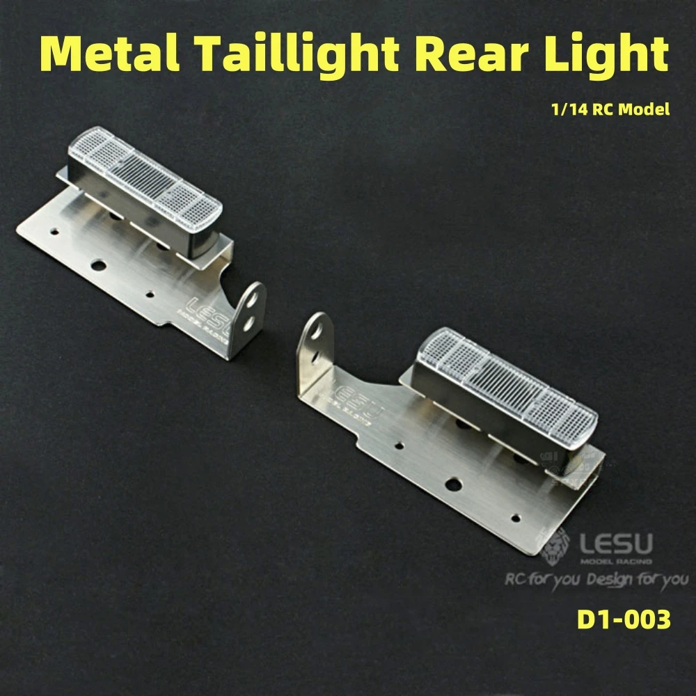 

Металлический задний фонарь, рамка заднего фонаря D1-003, обновление для 1/14 Tamiya RC Hino 700, игрушечная модель трактора с прицепом и прицепом