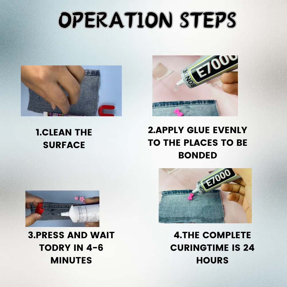 Многоцелевой клей E7000 — прочное гибкое склеивание для ткани, кожи, металла, пластика, дерева, ювелирных изделий своими руками и ремонта 15/50/110 мл