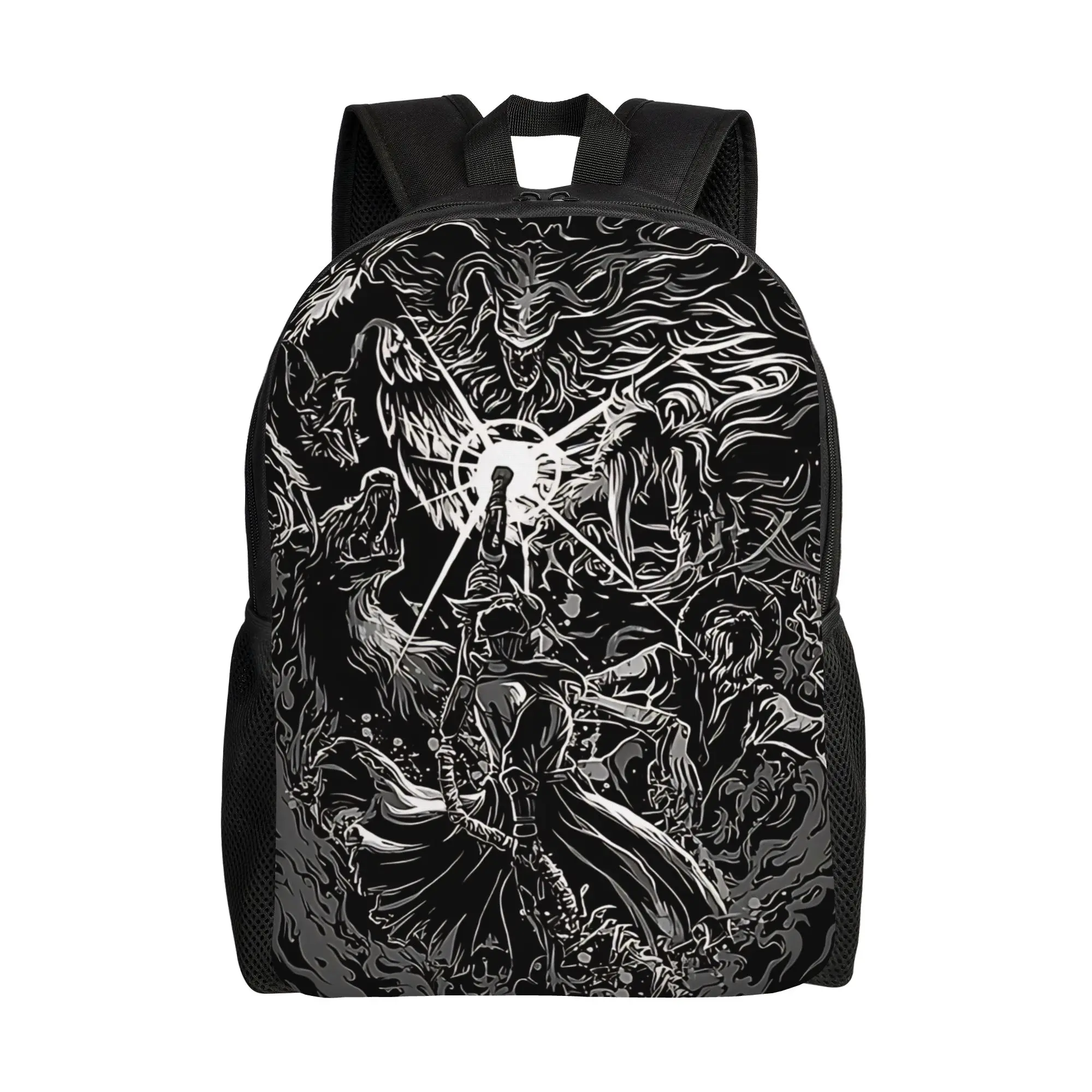 Bloodborne Fantasy Hunter Schoolbag Office Workers Sporty Fashionable mochila Large Capacity Laptop Bag Back To School Season