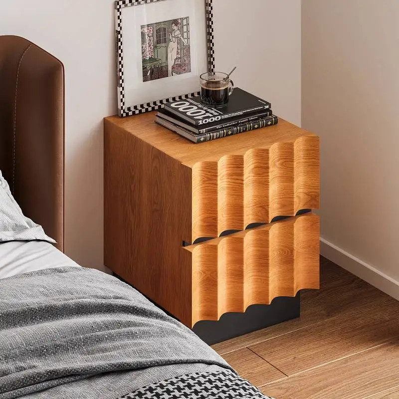 Mesitas De noche rústicas De diseño, armarios europeos De madera para oficina, mesitas De noche para dormitorio, cajón, Mesa De Cabeceira, muebles para el hogar