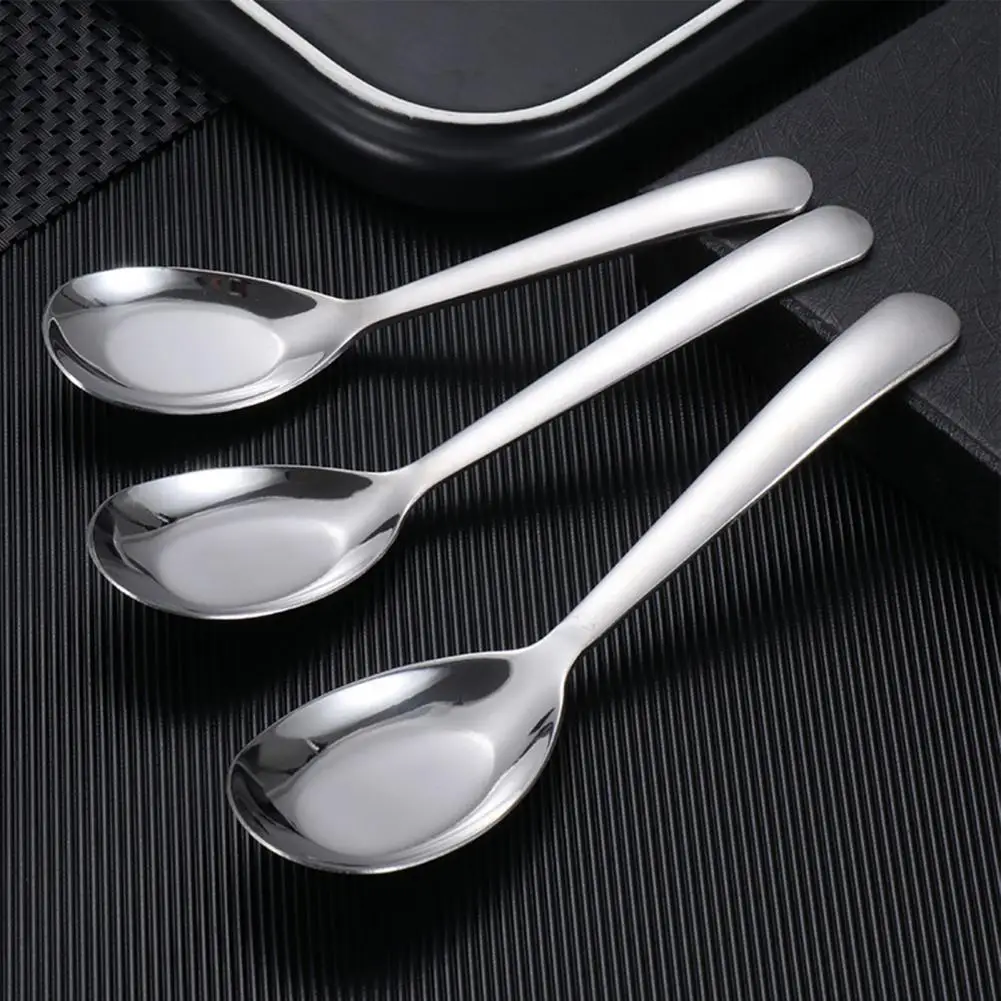 Stirring Spoon Lightweight Soup Spoon Durable Anti-deform  Excellent Thickened Ice Cream Spoon Accessories