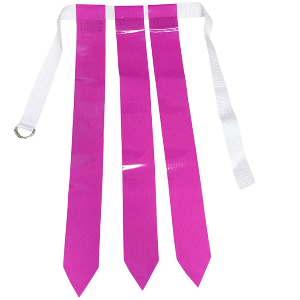 Bandera de cintura de fútbol de nailon + PVC, 110cm, 5 colores, accesorios, cinturón, juego de fútbol, cinta no táctil, Rugby