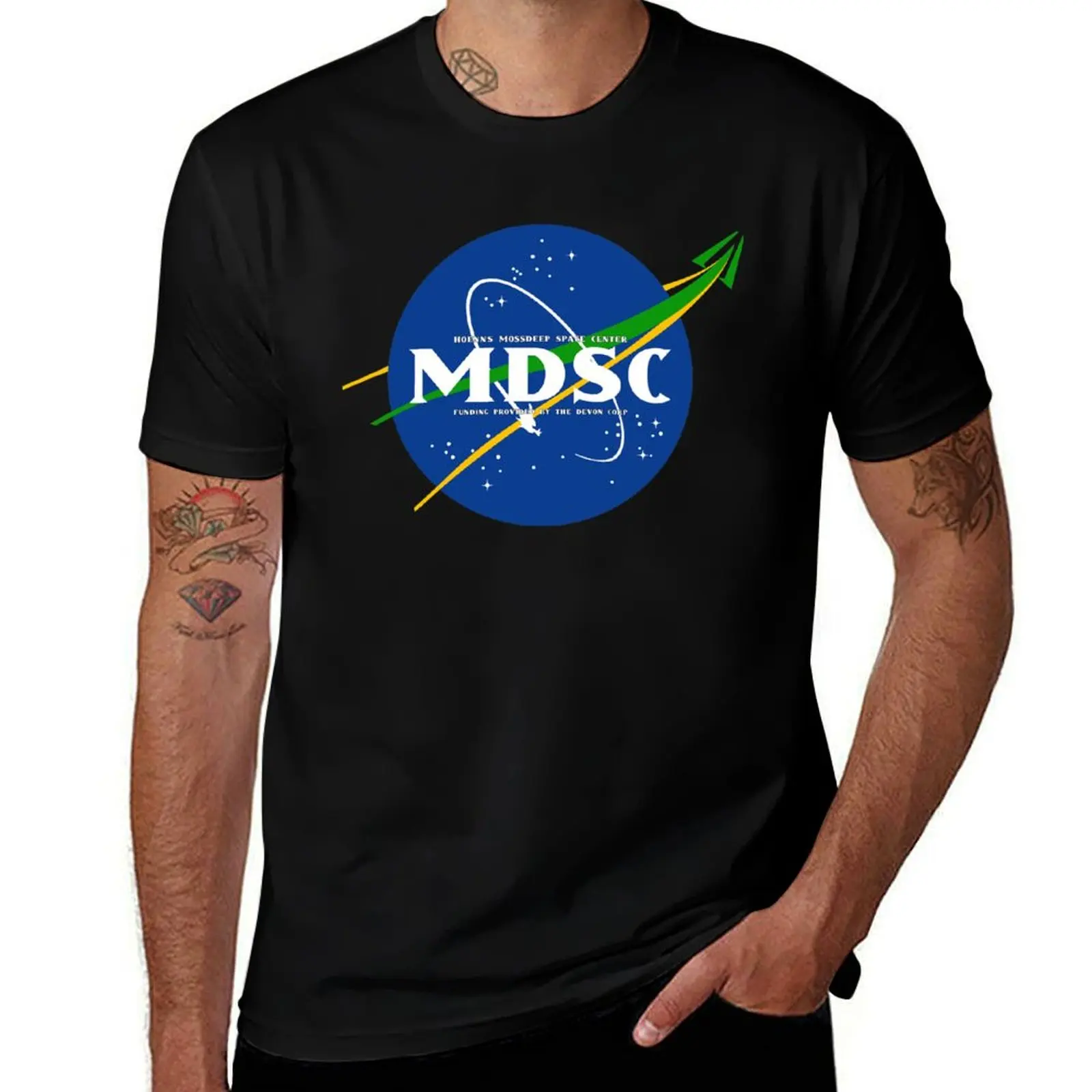 Mossdeep Space Center Logo T-Shirt Big Size Simple T-Shirt