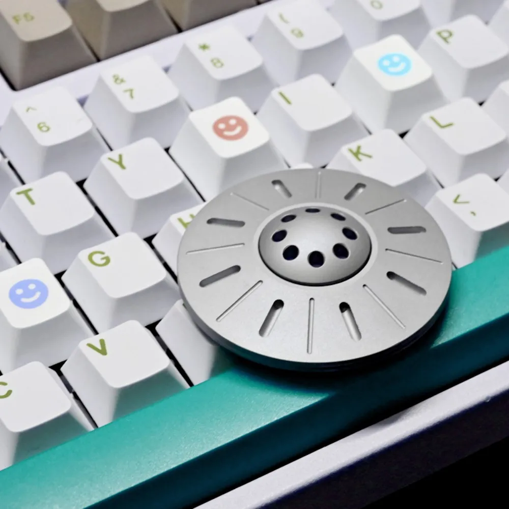 MCZHI EDC UFO Mini Fidget Spinner Fidget Toys Adults Metal Stress Relief Toy Anxiety Toys Office Desk Accessories