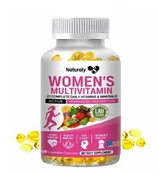 Multivitamin capsules contain a perfect blend of iron, biotin, calcium and zinc to support immune function and energy.