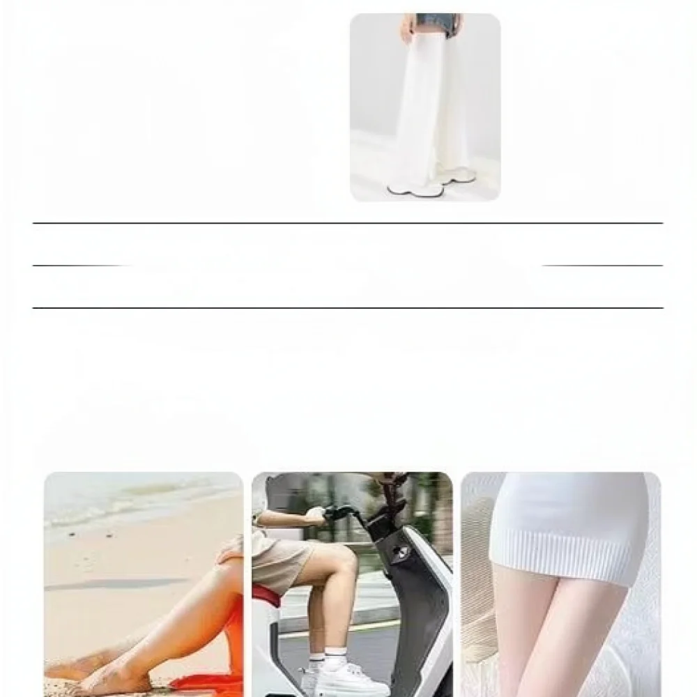 Summer Sunscreen Leg Sleeves Ice Silk Breathable Cooling Protection Cover Outdoor Sports Unisex Apparel