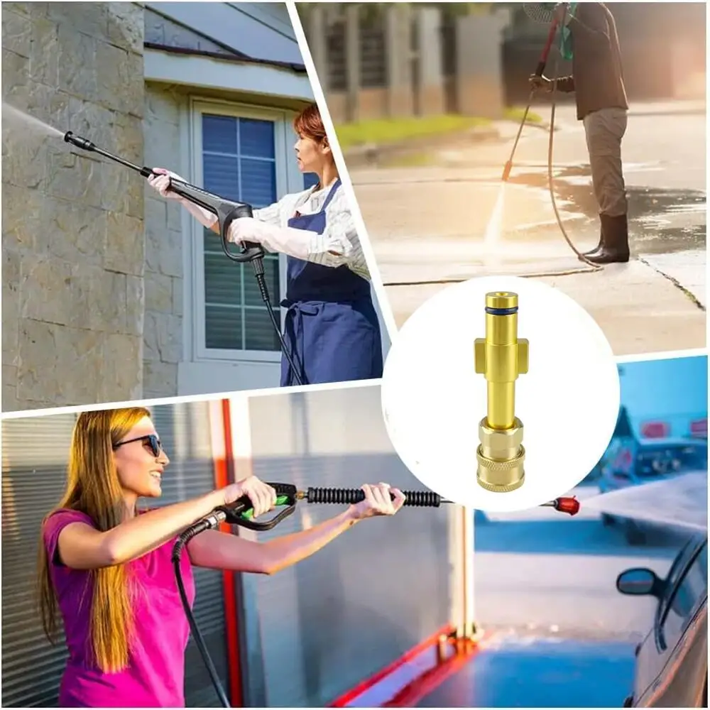 Pressure Washer Quick Connector 1/4" to Spray Gun KARCHER LAVOR NILFISK BOSCH AR STIHL Wash Gun Bayonet Adapter