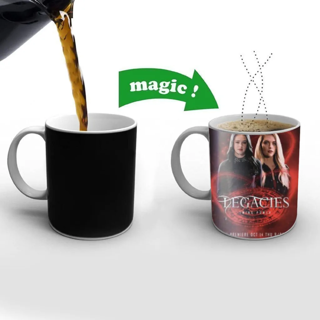 

TV Series Legacies Free shipping Mug Changing Color Ceramic Coffee Mugs Magic Tea Cup Best Gift