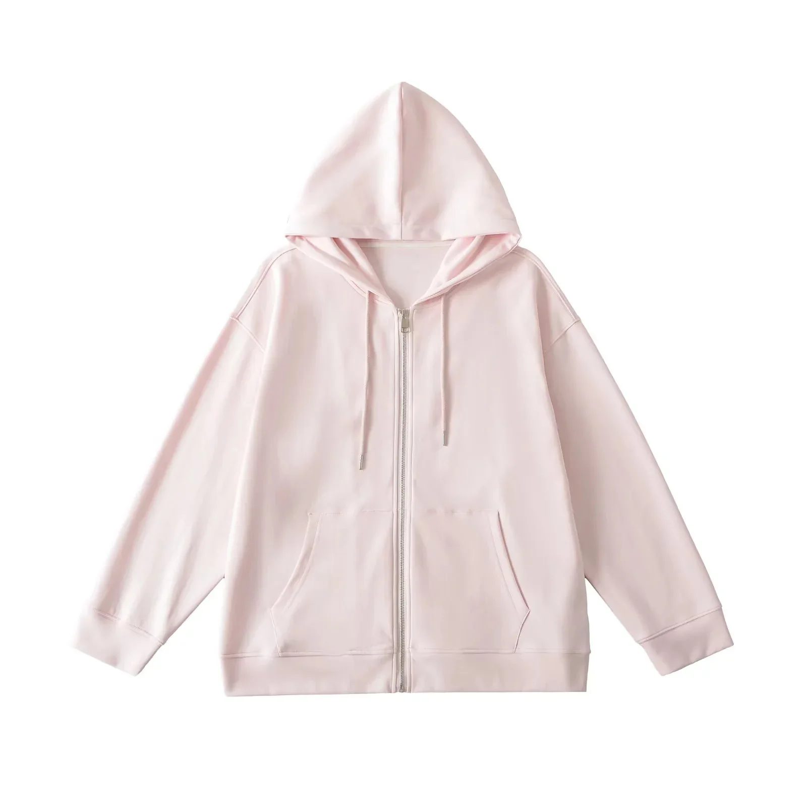 

Spring and Autumn New Women's Hoodie Commuting Hooded Casual Cardigan Jacket