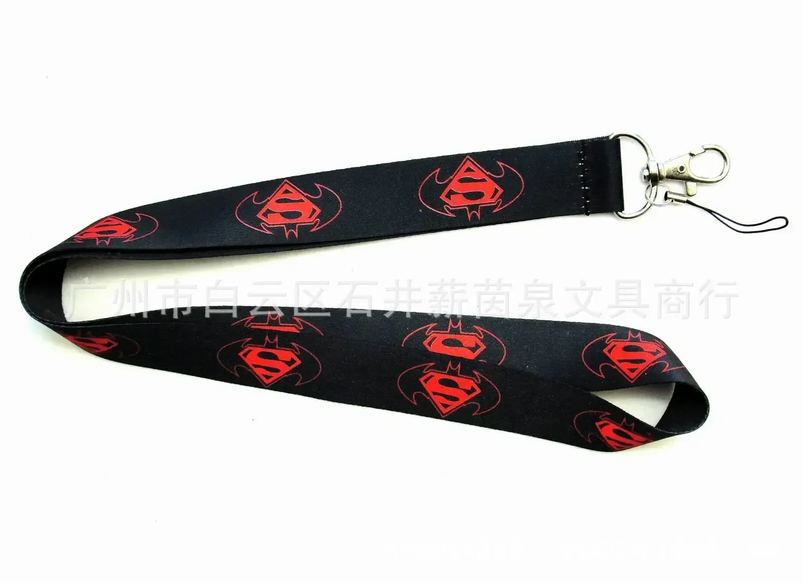 DC Anime Figure Batman Bruce Wayne Superman The Flash Mobile Phone Case ID Cards Badge Bus Card Hanging Neck Ribbon Lanyard Gift