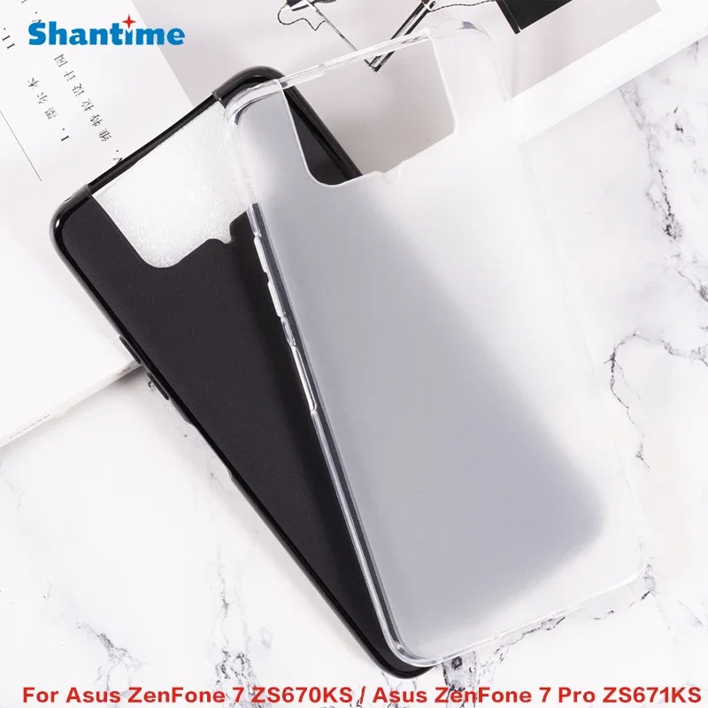 For Asus ZenFone 7 ZS670KS 7 Pro ZS671KS Gel Pudding Silicone Phone Protective Back Shell For Asus Zenfone 8 Flip Soft TPU Case