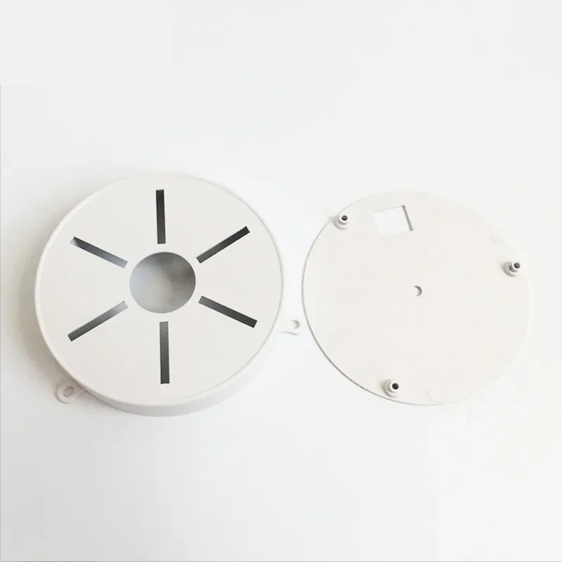 ANPWOO Monitoring Hemisphere Ceiling Bracket Hoisting Hemisphere Camera Bracket Base Plastic Dome Adapter Plate Hidden Wire Box
