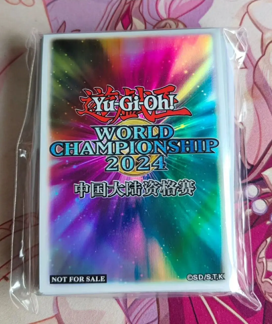 70Pcs Yugioh KONAMI Duel Monsters WORLD CHAMPIONSHIP WCS 2024 China Limited Official Collection Sealed Card Protector Sleeves