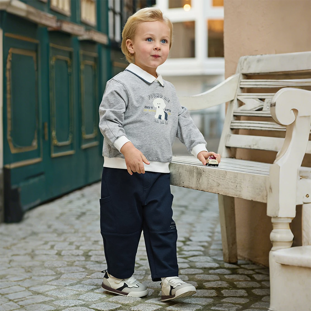 Dave Bella Children Sweatshirt Pant Suits Boys Spring Autumn Pullover Trousers 2Pcs/Sets Casual Kid Tracksuits Clothes DB1260912