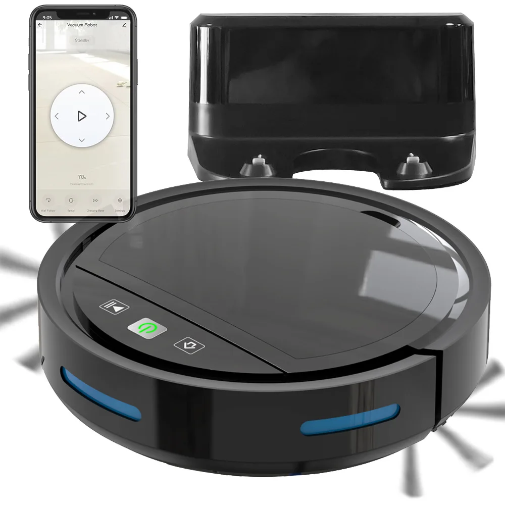 Sweeping robot automatic recharge sweep suction drag integrated voice control mobile APP remote control