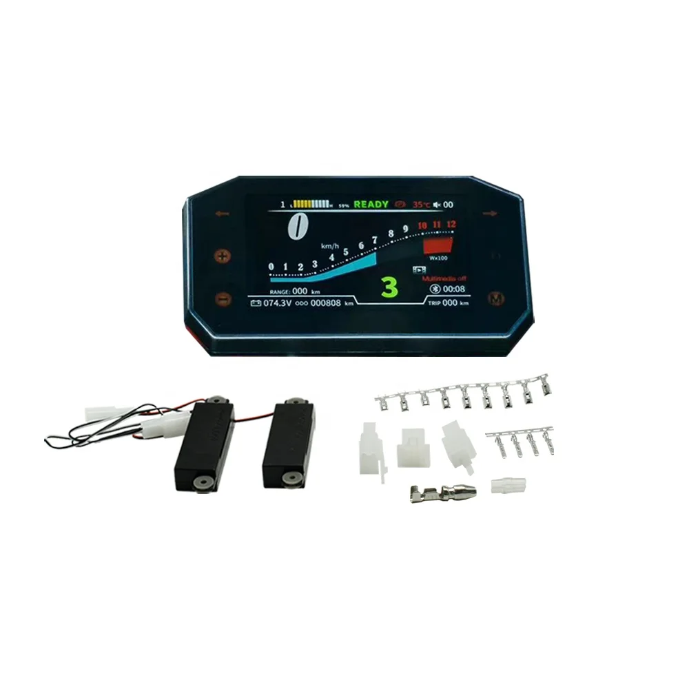 

Лидер продаж: SCJ5066-1 счетчик для электрического скутера, Новое поступление, регулируемый дисплей, пластиковый спидометр для мотоцикла без звукового сигнала