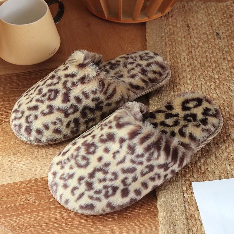 

Simple, Lovely, Fashionable Leopard Print Elements, Spring And Autumn Summer Women's Indoor Home Shoes, Comfortable, Light, Soft
