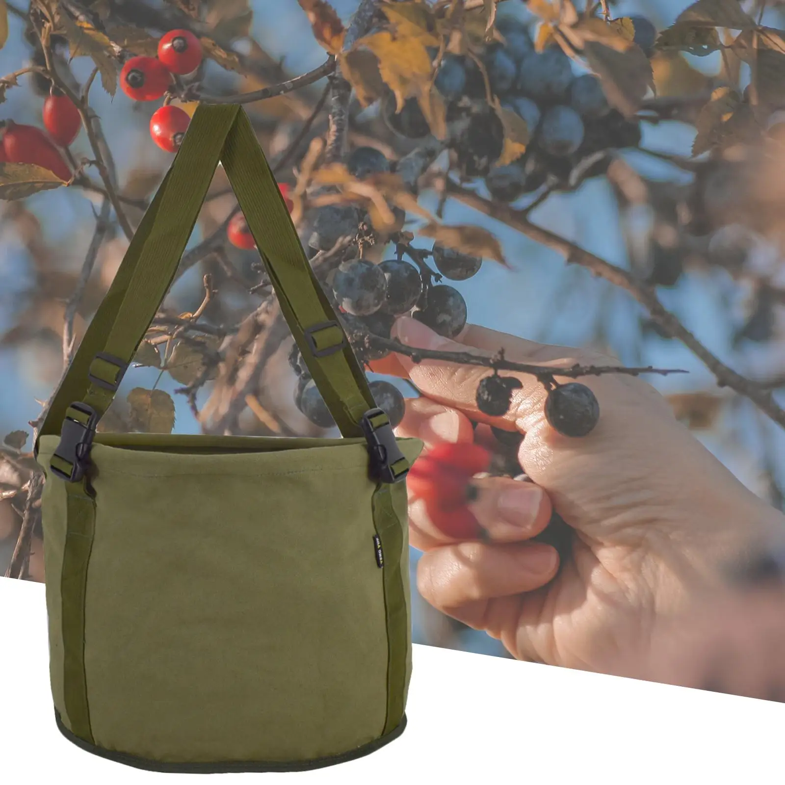 Fruit Picking Bag Multi Function Free Arm & Hand for Vegetable Lemon Kiwi