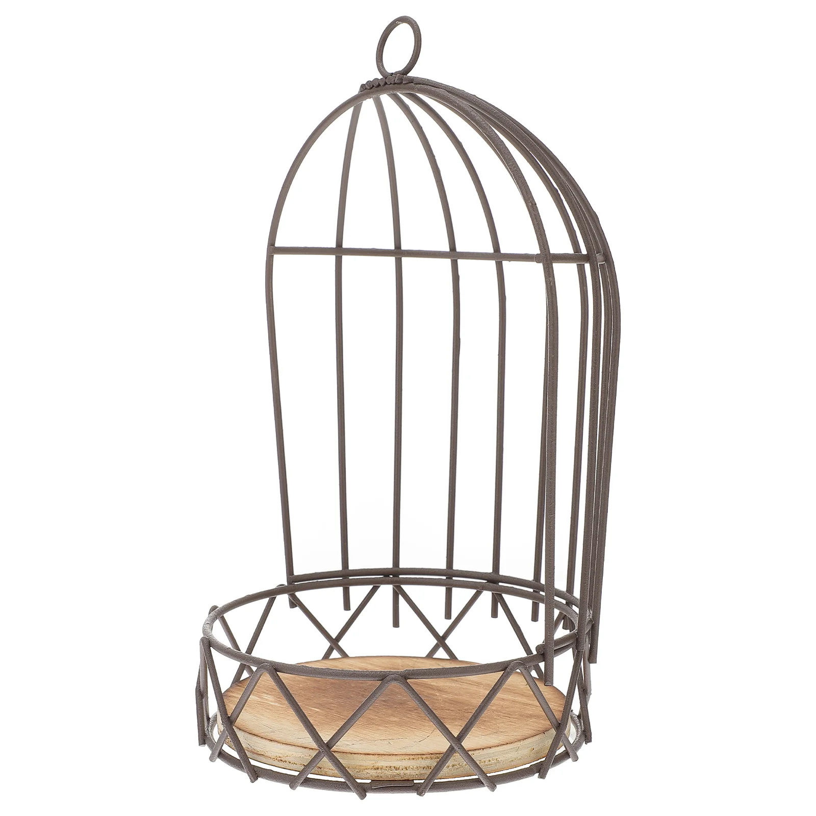 Flowerpot Rack Planter Terrariums Birdcage Adornment Festival Ornament Outdoor Dรฉcor Dining Table Candleholder Black