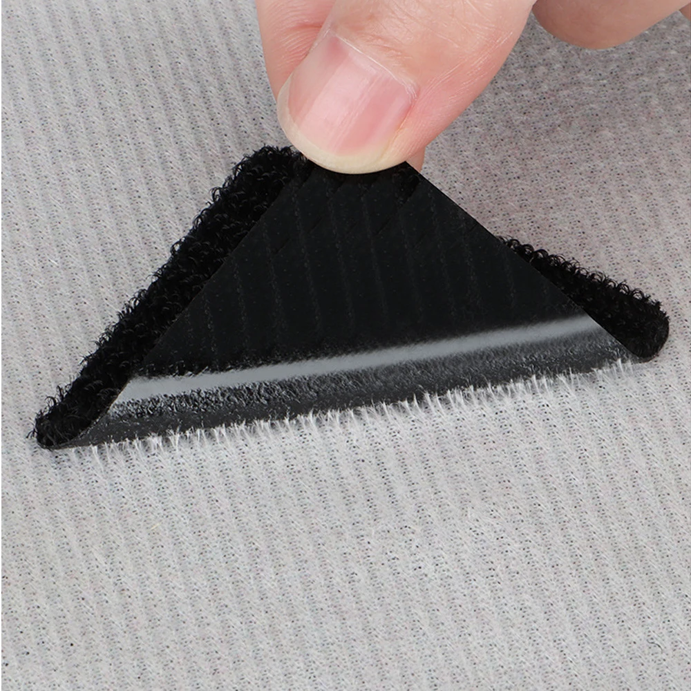 Strong Adhesive Hook And Loop Fastener Tape Back With Glue Household Sewing Accessories Nylon Router Fixed Carpet Furniture