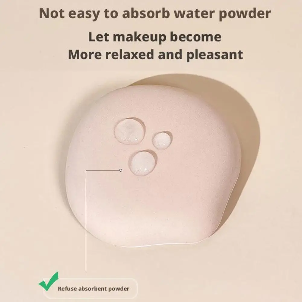 Nieuwe grote poederdons - geen poeder eten, niet-absorberend, nat en droog gebruik, make-uptool voor vrouwen