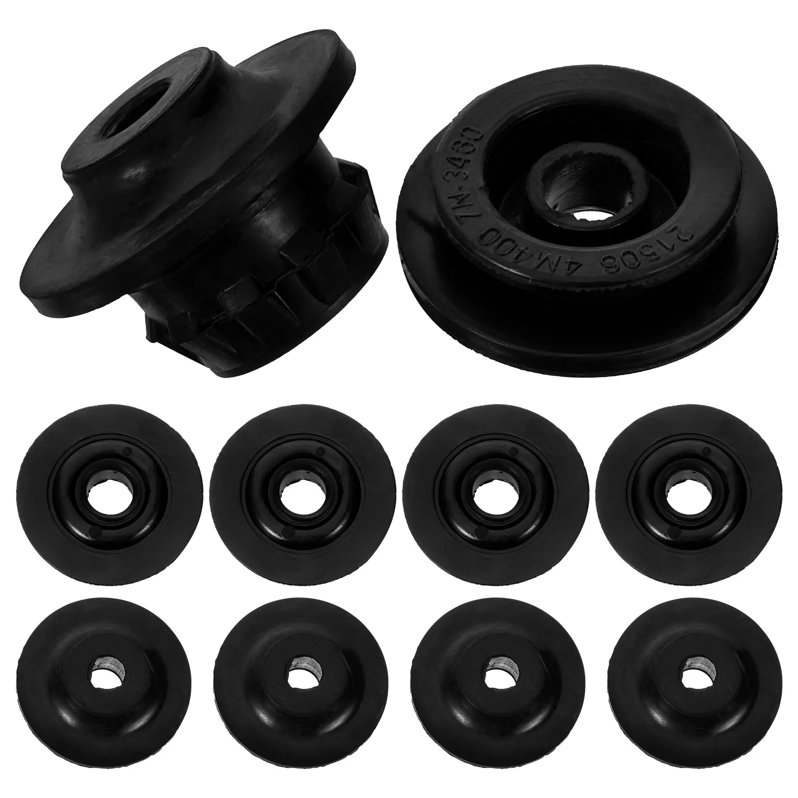 

10pcs Car Radiator Mount Bushing Rubber Brackets Support Pads Vibration Reduction Durable Easy Install Upper Lower For Auto