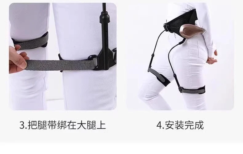 آلة تسلق الجبال، هيكل خارجي للساق، جهاز مشي بمساعدة آلات تسلق الجبال، قطعة أثرية للركبة في منتصف العمر وكبار السن