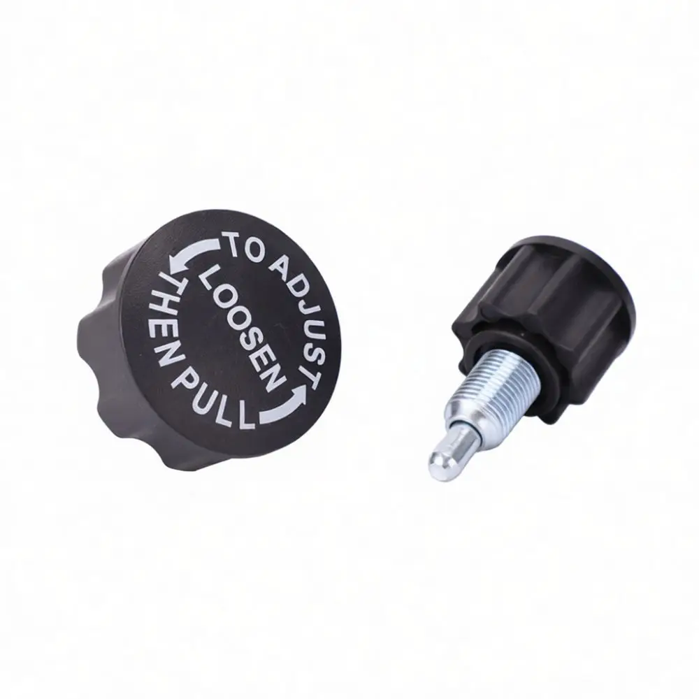 Fitness Equipment Adjustment Knob Spring Loaded Plunger Pin Stationary Cycle Handlebar Locking Screw Hardware