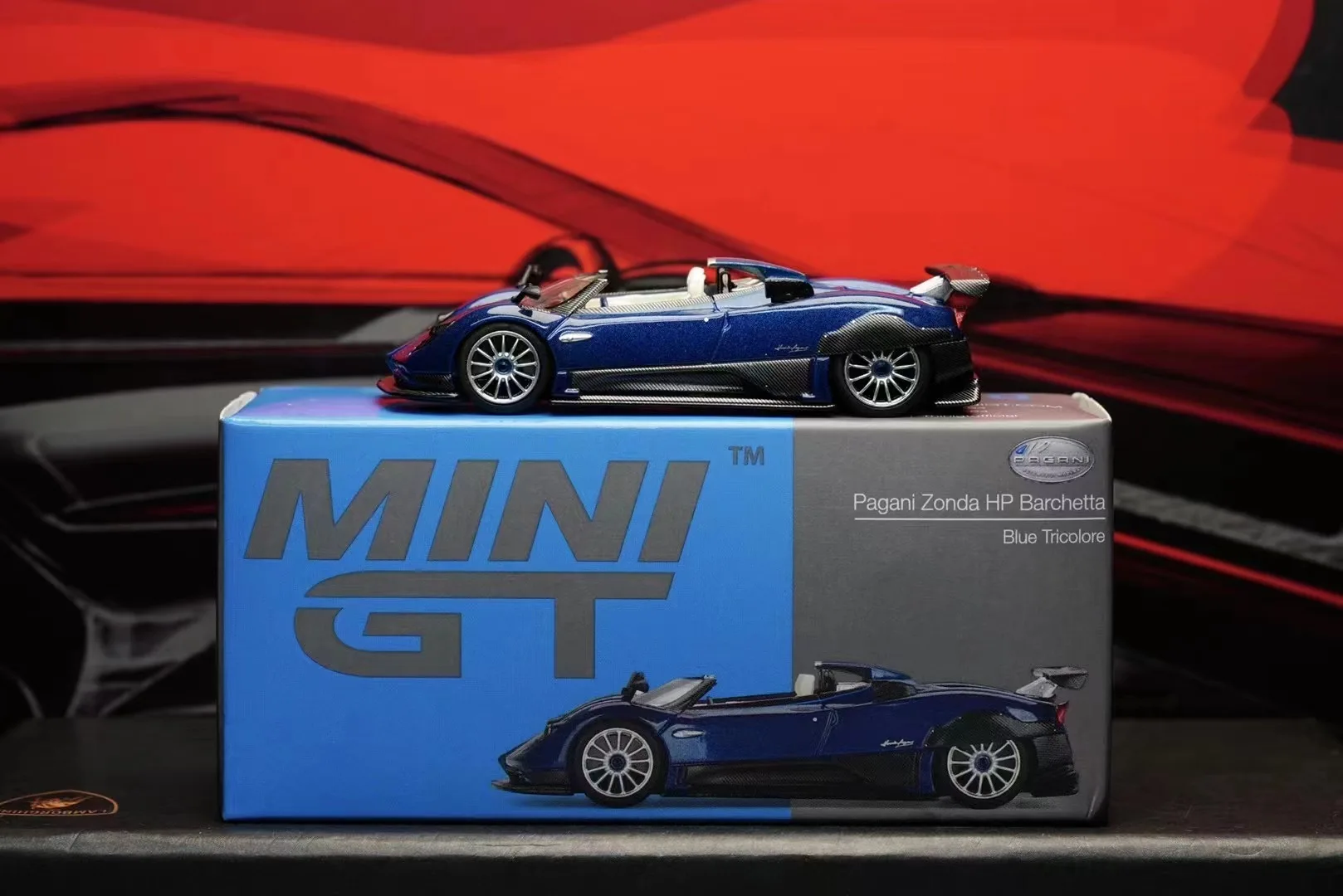 MINI GT Pagani Zonda Convertible 1/64 simulated alloy toy car model