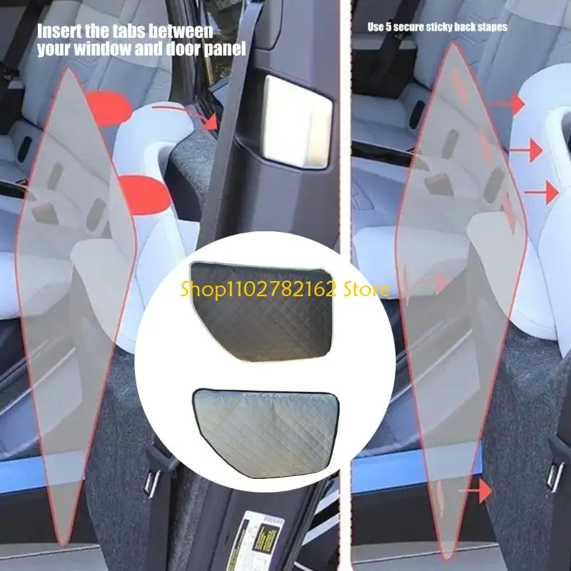 547B Vehicle Entry Guard Car Door Protector Cover For Dogs Withstands Wear On Interiors